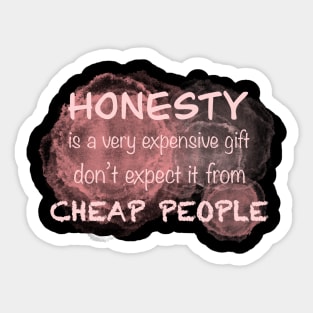 Honesty Sticker